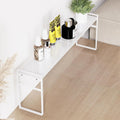Adjustable Desk Organizer Narrow Shelf - Expandable Desktop Storage