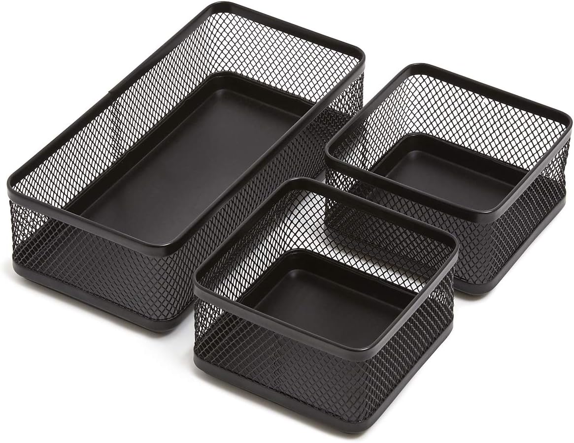 Stackable Desk Drawer Organizer - Neatly Sort Essentials!