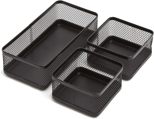 Stackable Desk Drawer Organizer - Neatly Sort Essentials!