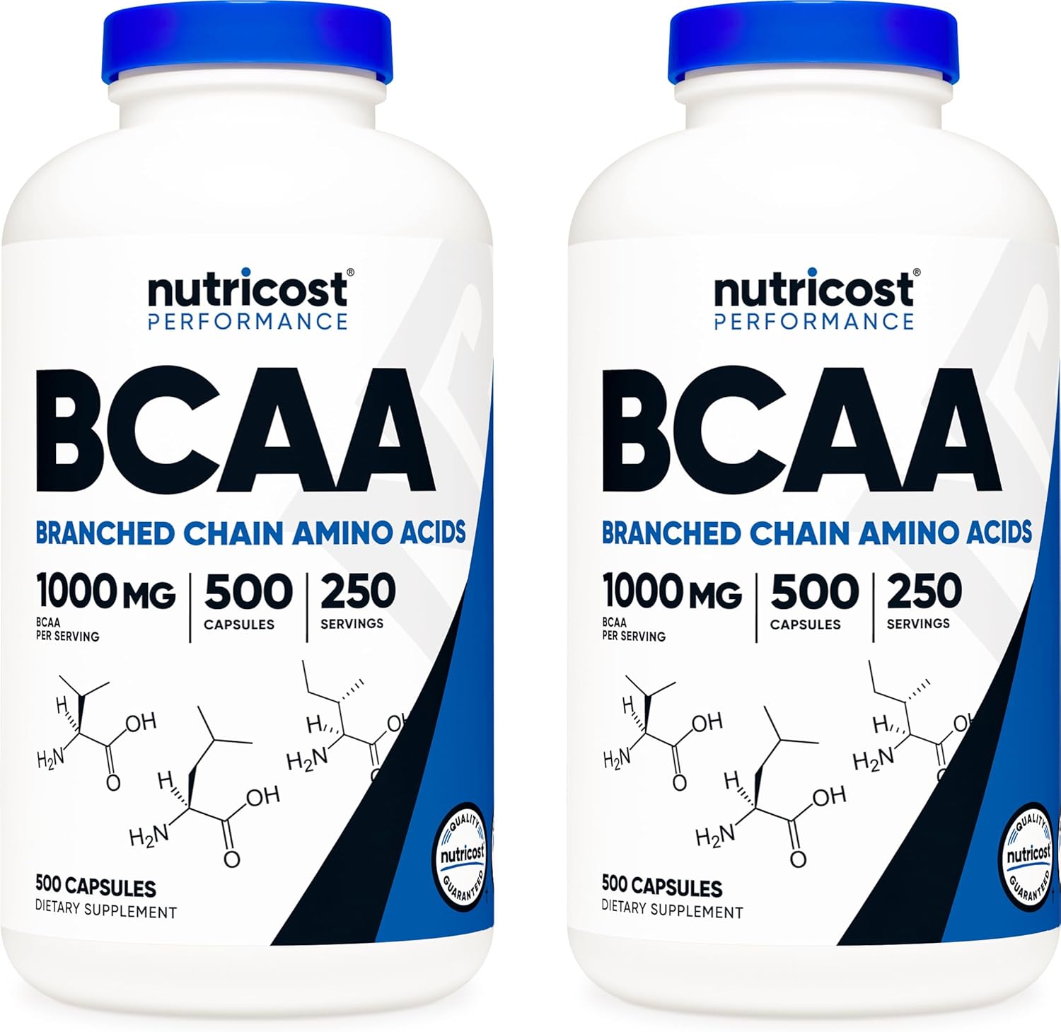 Nutricost BCAA 1000mg Capsules for Optimal Muscle Recovery