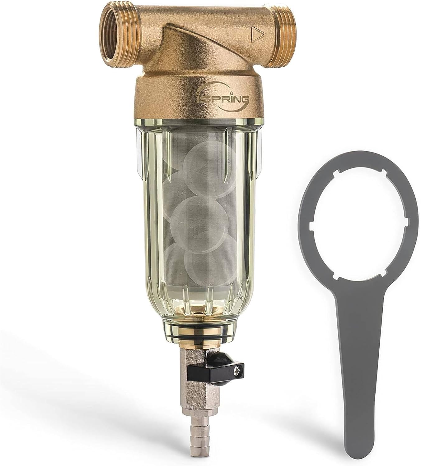 iSpring WSP-50SL Spin Down Sediment Water Filter for Homes