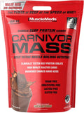 Chocolate Fudge Carnivor Mass 10lb - High-Calorie Beef Protein Gainer