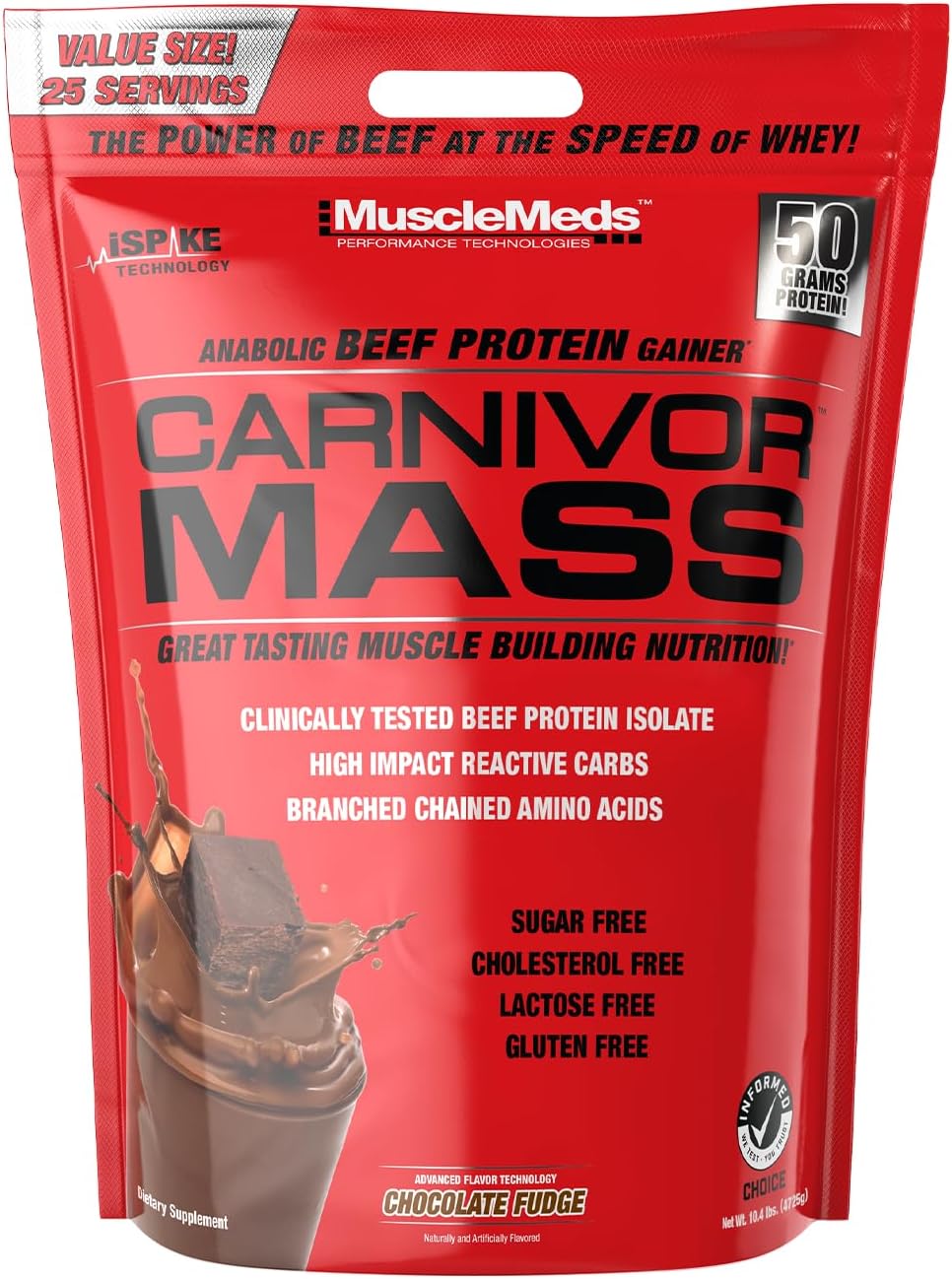 Chocolate Fudge Carnivor Mass 10lb - Ultimate Muscle Gain