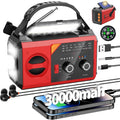 30000mAh Emergency Radio with NOAA Weather Alert - Long-Lasting Power