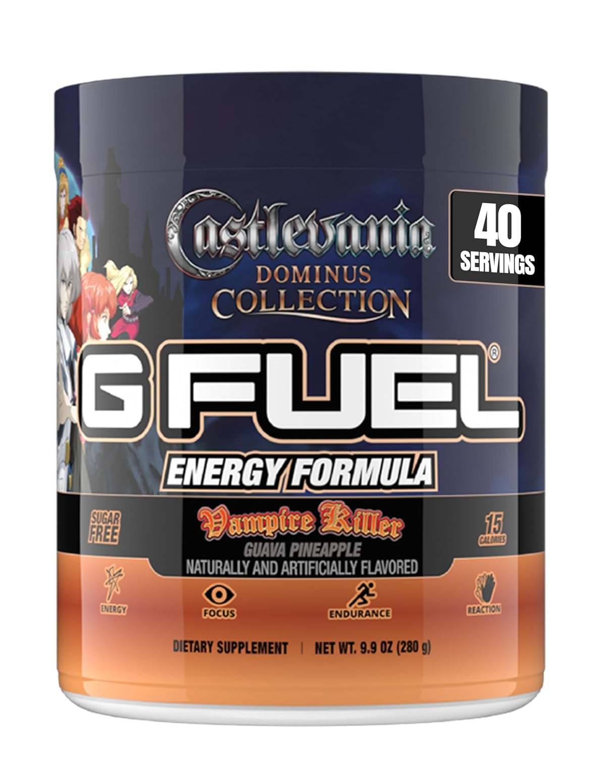 G Fuel Castlevania Vampire Killer Energy Drink Powder for Focus
