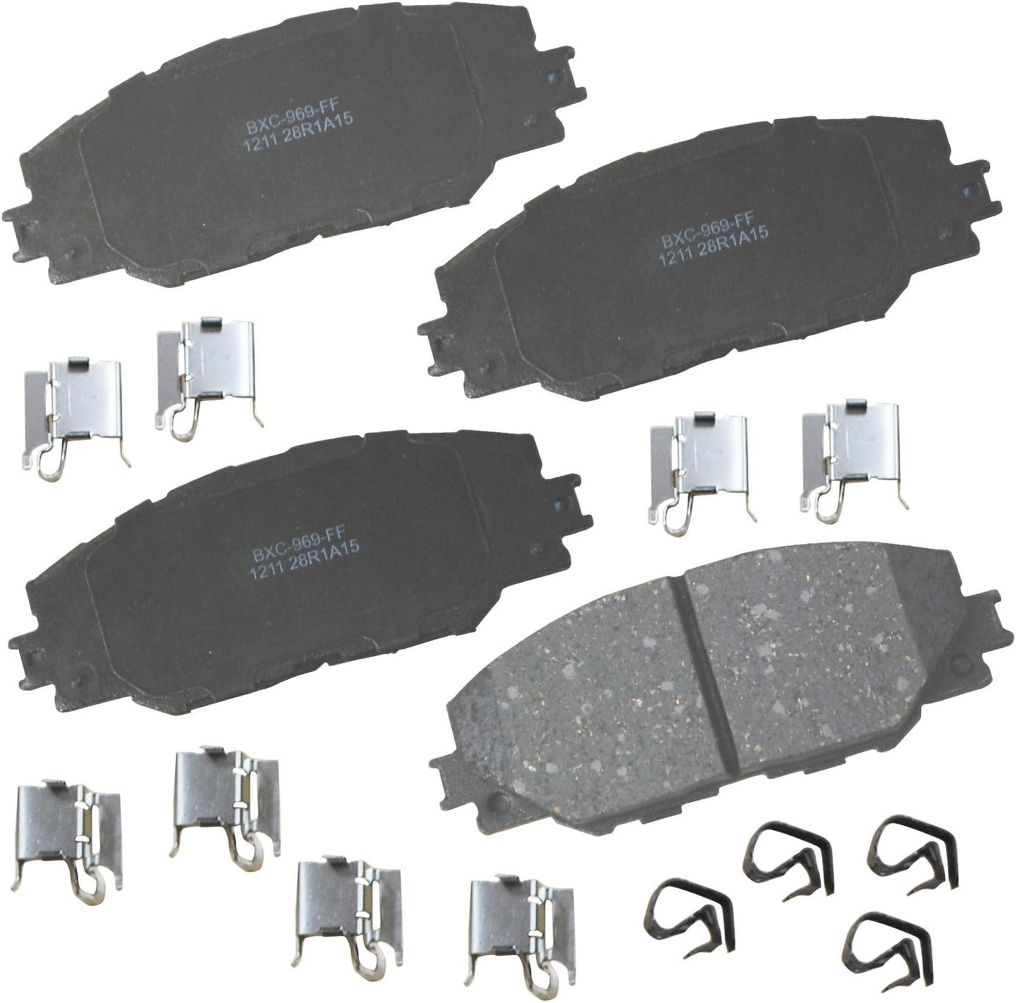 Bendix Premium SBC1211 Ceramic Brake Pads for Reliable Stopping
