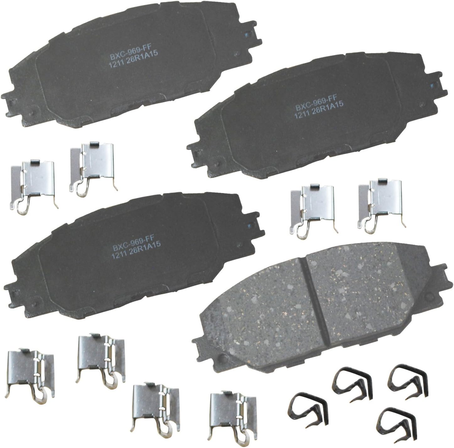 Bendix Premium SBC1211 Ceramic Brake Pads for Reliable Stopping