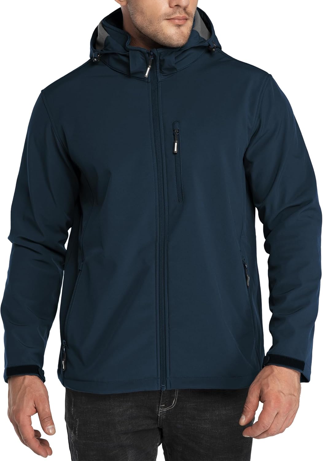 Outdoor Ventures Men's Lightweight Softshell Jacket for Winter