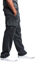G-Style USA Men's Solid Fleece Heavyweight Cargo Pants (Style PFJP)