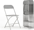 Flash Furniture Hercules Plastic Folding Chair 6 Pack - Durable Event
