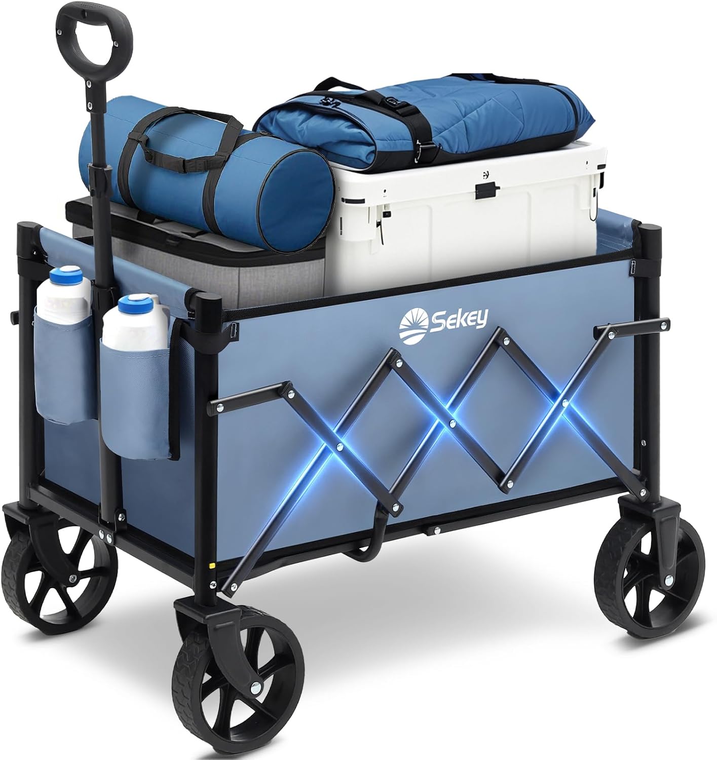 Heavy Duty Wagon Cart with 220LBS Capacity for All Needs