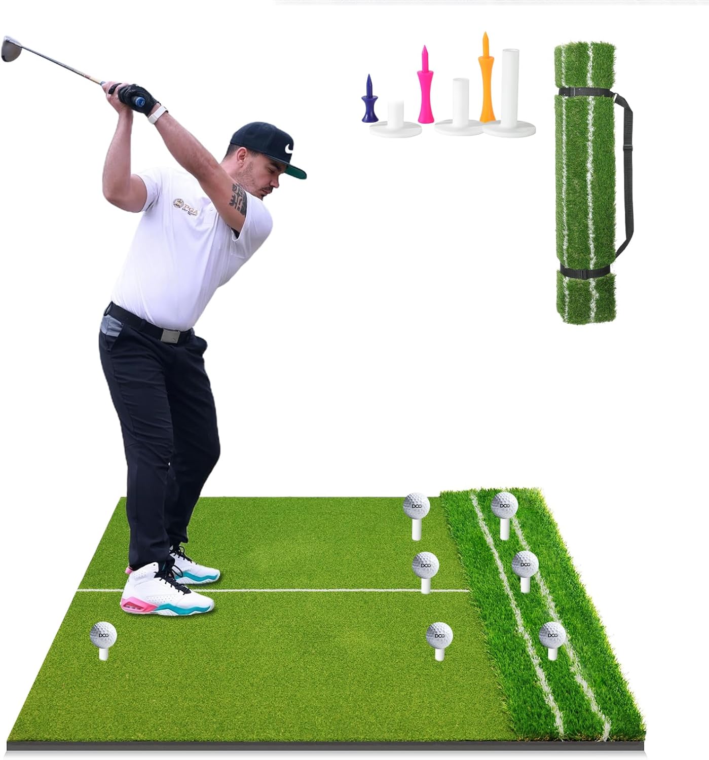Improve Your Swing Anywhere with DCQ Golf Mat