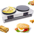 LIYUANJUN 2-Head Commercial Crepe Maker - Fast & Efficient!