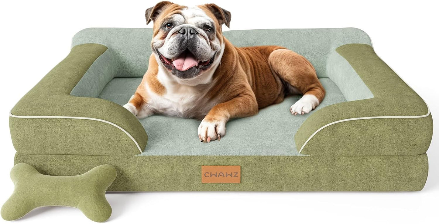 Orthopedic Dog Bed with Cooling Gel Memory Foam for Large Dogs