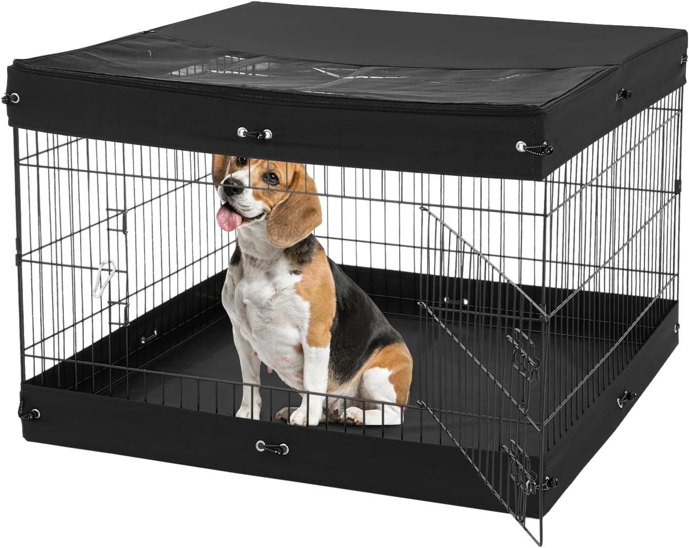 VEVOR Dog Playpen for Small Pets - Foldable Metal Exercise Pen