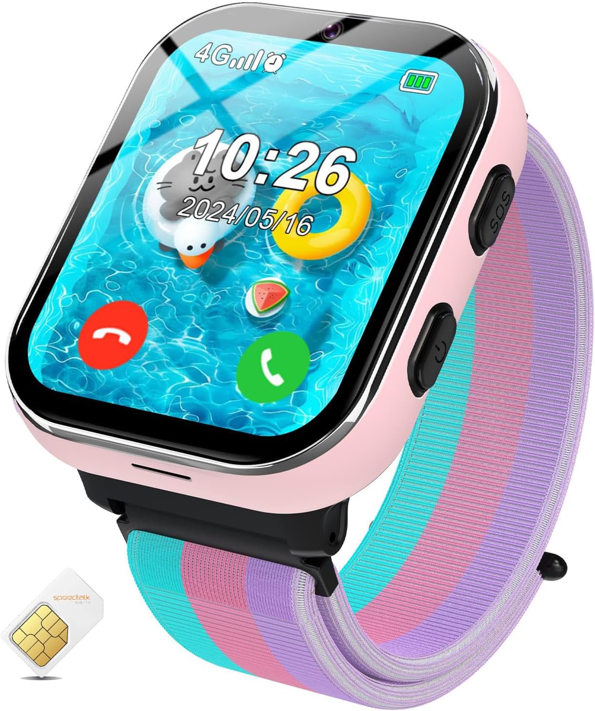 AYATAHA 4G Smartwatch for Kids: Calls, Games, Fitness & Fun! 