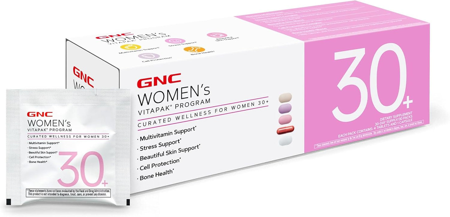 GNC Women's 30+ Vitapak Program for Daily Multivitamin Needs