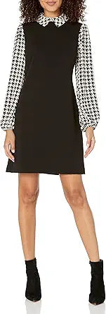 Tommy Hilfiger Women's Peter Pan Collar A Line Dress for Style
