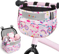 Fitense Kids Bike Basket - Cute Waterproof Handlebar Accessory