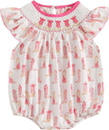 Summer Cowgirl Romper for Western Baby Girls