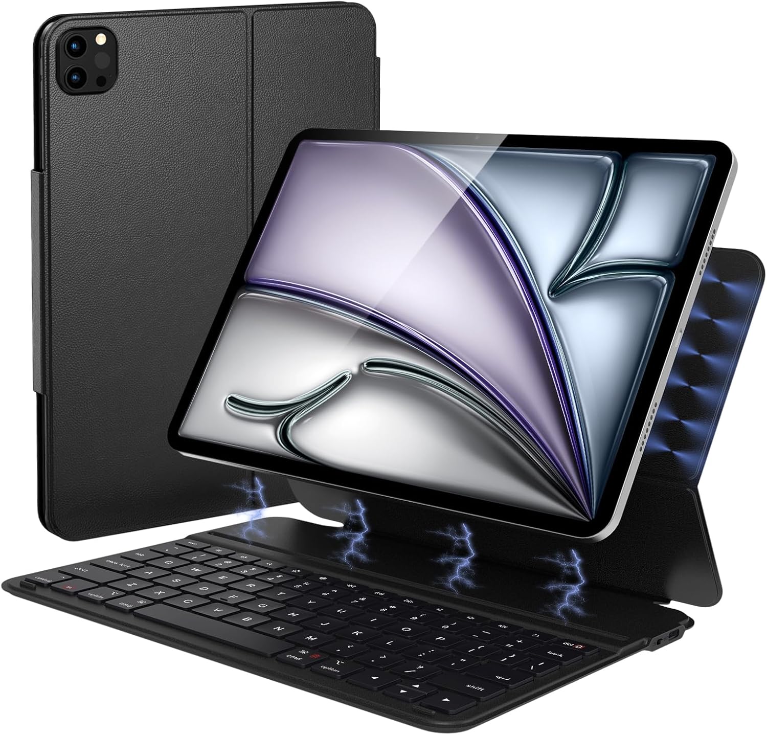 Magnetic Bluetooth Keyboard Case for iPad Air 11 inch 2025/2024