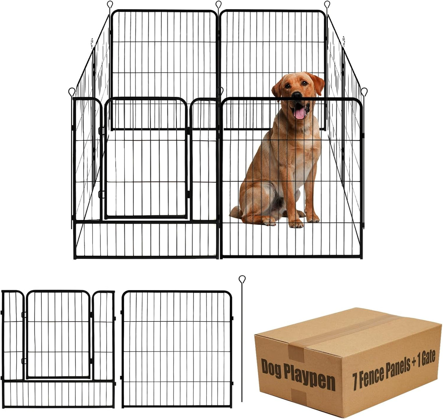 Dog Playpen for Outdoor Use - Portable Pet Fence Solution