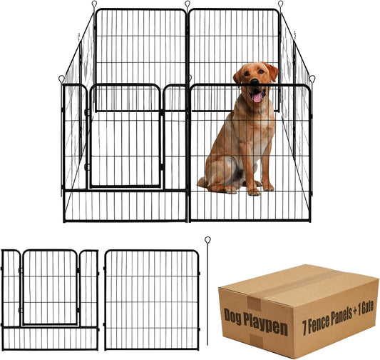 Dog Playpen for Outdoor Use - Portable Pet Fence Solution