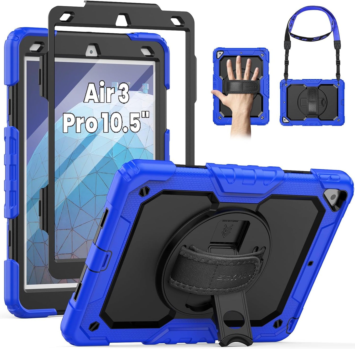 Heavy Duty Shockproof Case for iPad Air 3 and Pro 10.5 inch