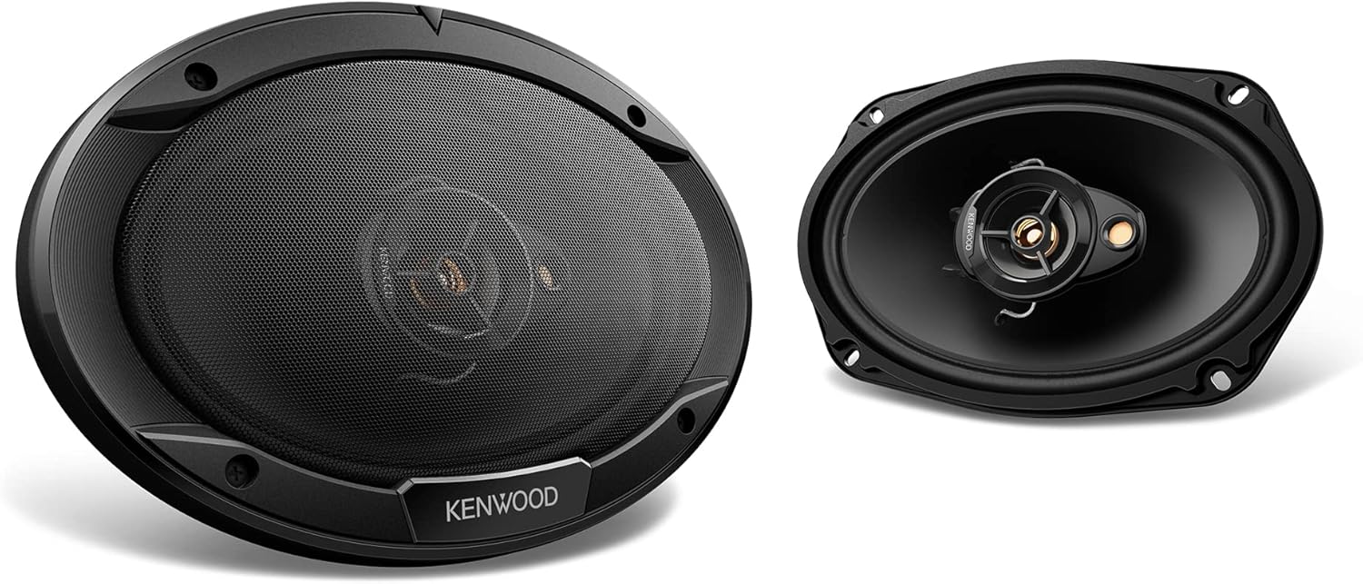 Kenwood KFC-6966R 6inx9in 3-Way Car Speakers for Superior Sound