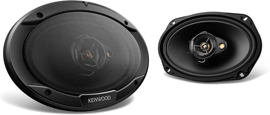 Kenwood KFC-6966R 6inx9in 3-Way Car Speakers for Superior Sound