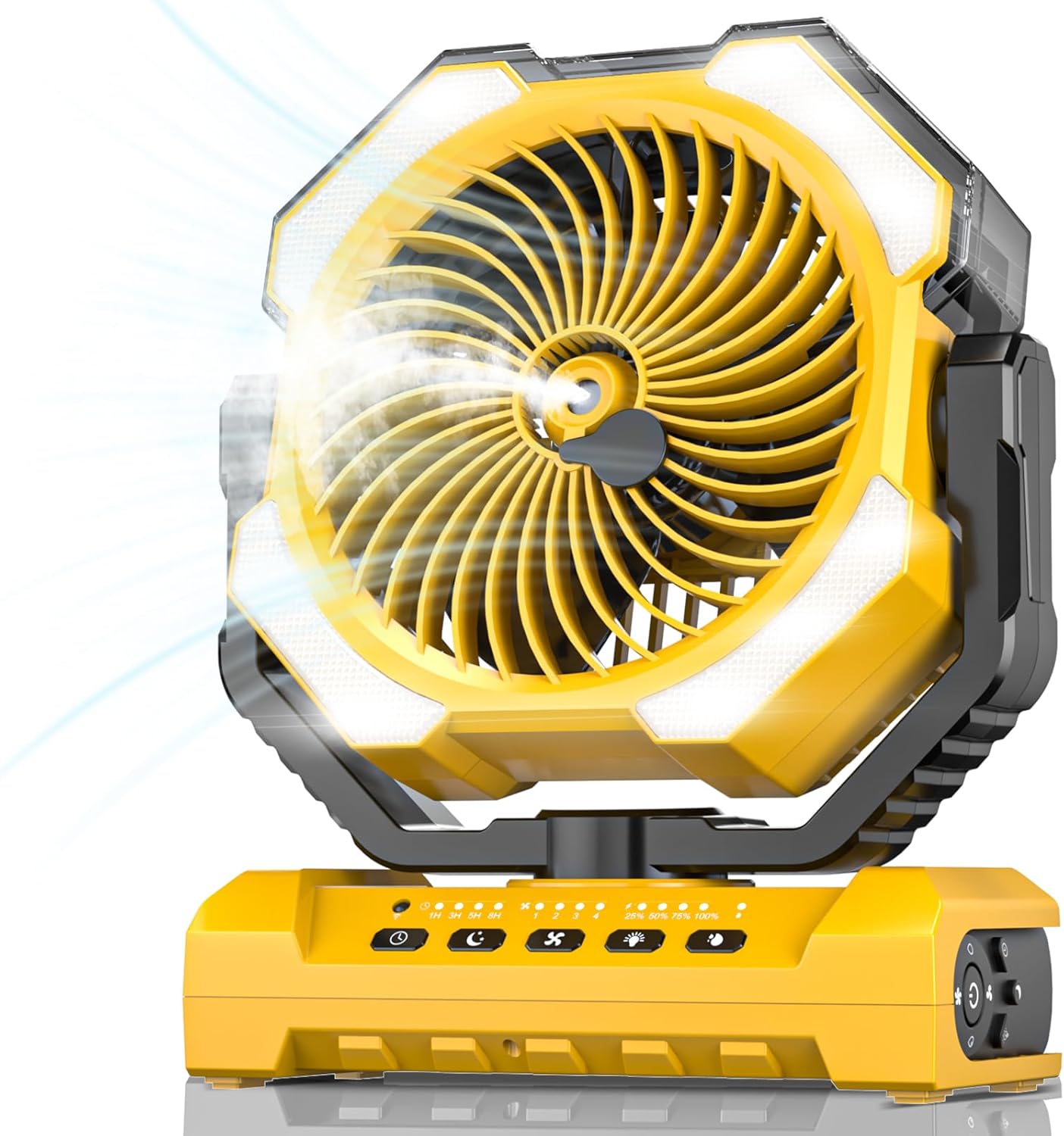 Misting Fan Portable with 250ml Water Tank for Outdoor Use
