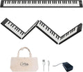 Ultra-Portable 88-Key Travel Piano - USB MIDI Connectivity - Black