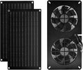 20W Solar Fan Powered Exhaust Fan for Chicken Coops and Greenhouses