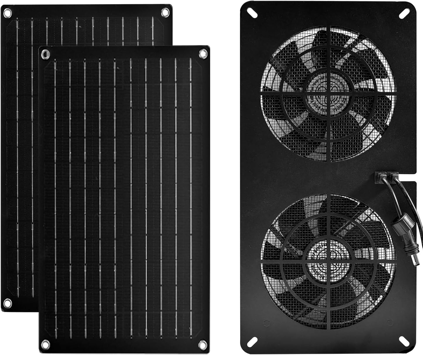 20W Solar Fan for Chicken Coops and Greenhouses - Easy Install