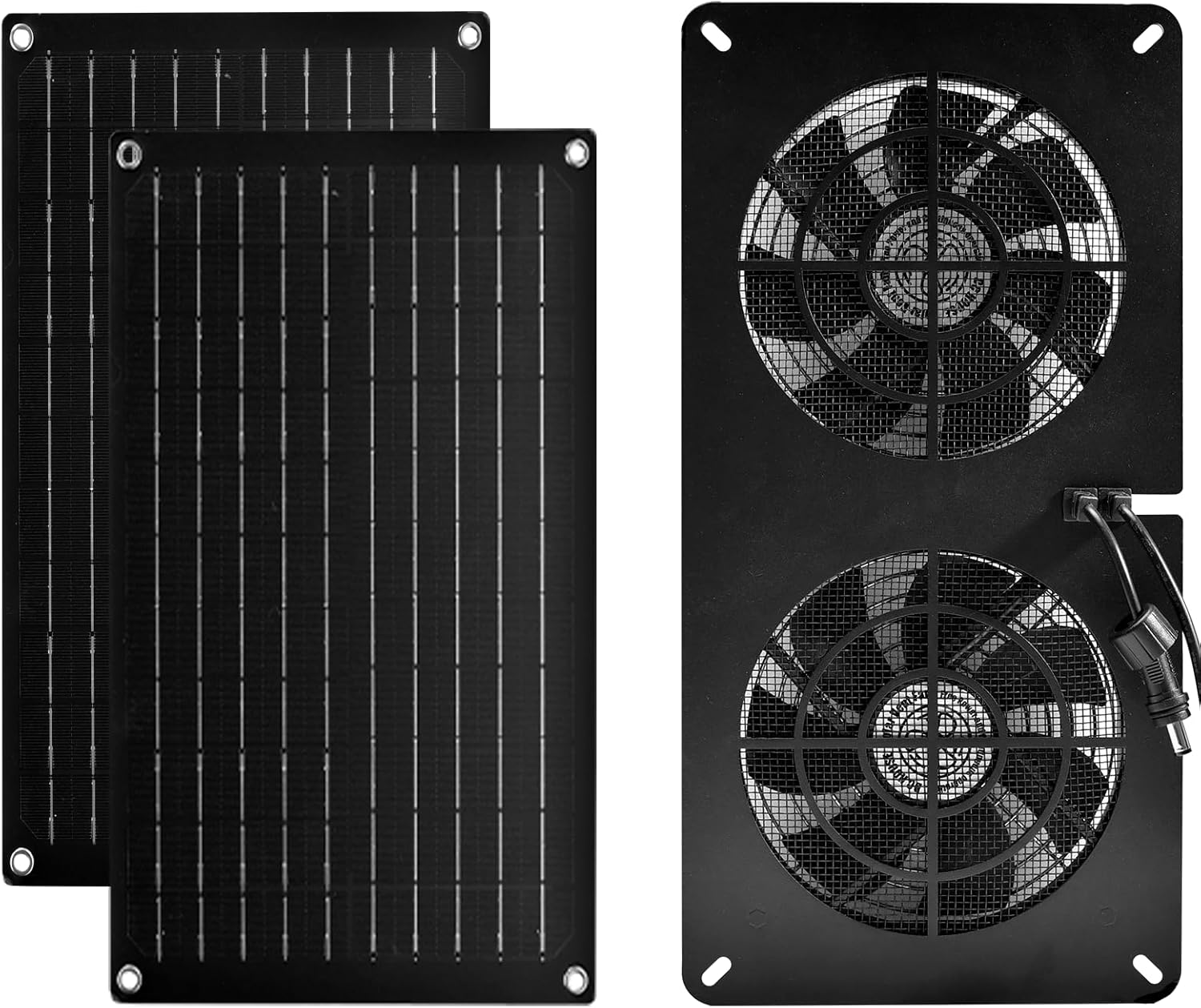 20W Solar Fan for Chicken Coops and Greenhouses - Easy Install