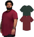STRONGSIZE Men's Big and Tall Stretch T-Shirt - Longer & Regular 8XL