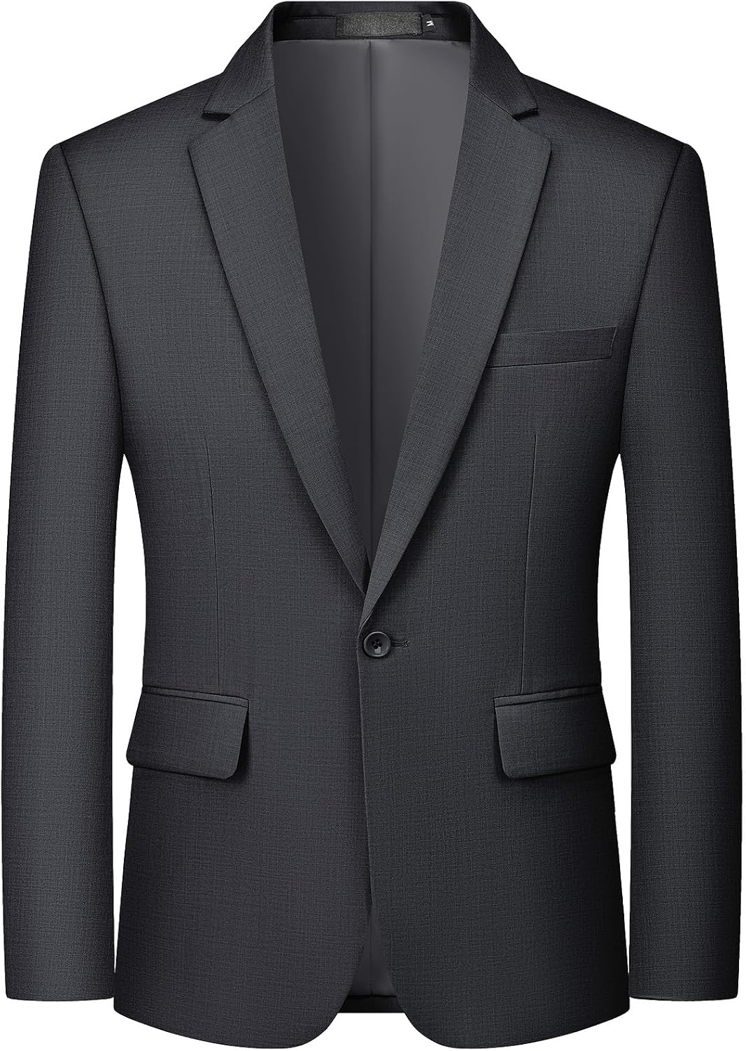 MAGE MALE Men's One Button Suit Jacket for Elegant Style
