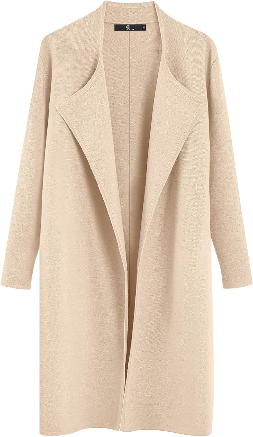 LILLUSORY Women's Long Cardigan Sweaters for Trendy Winter Style