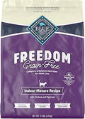Blue Buffalo Freedom Grain Free Indoor Mature Cat Food 11-lb