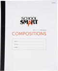 School Smart Stitched Cover Composition Book, No Margin - Durable
