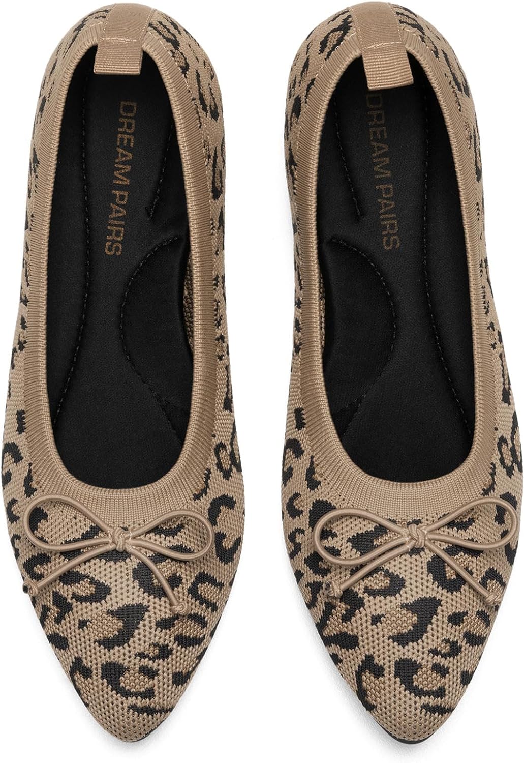 DREAM PAIRS Women's Ballet Knit Flats for Comfort and Style