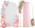 UDEAR 6.6FT Metal Arch Stand with White Cover - Portable Event