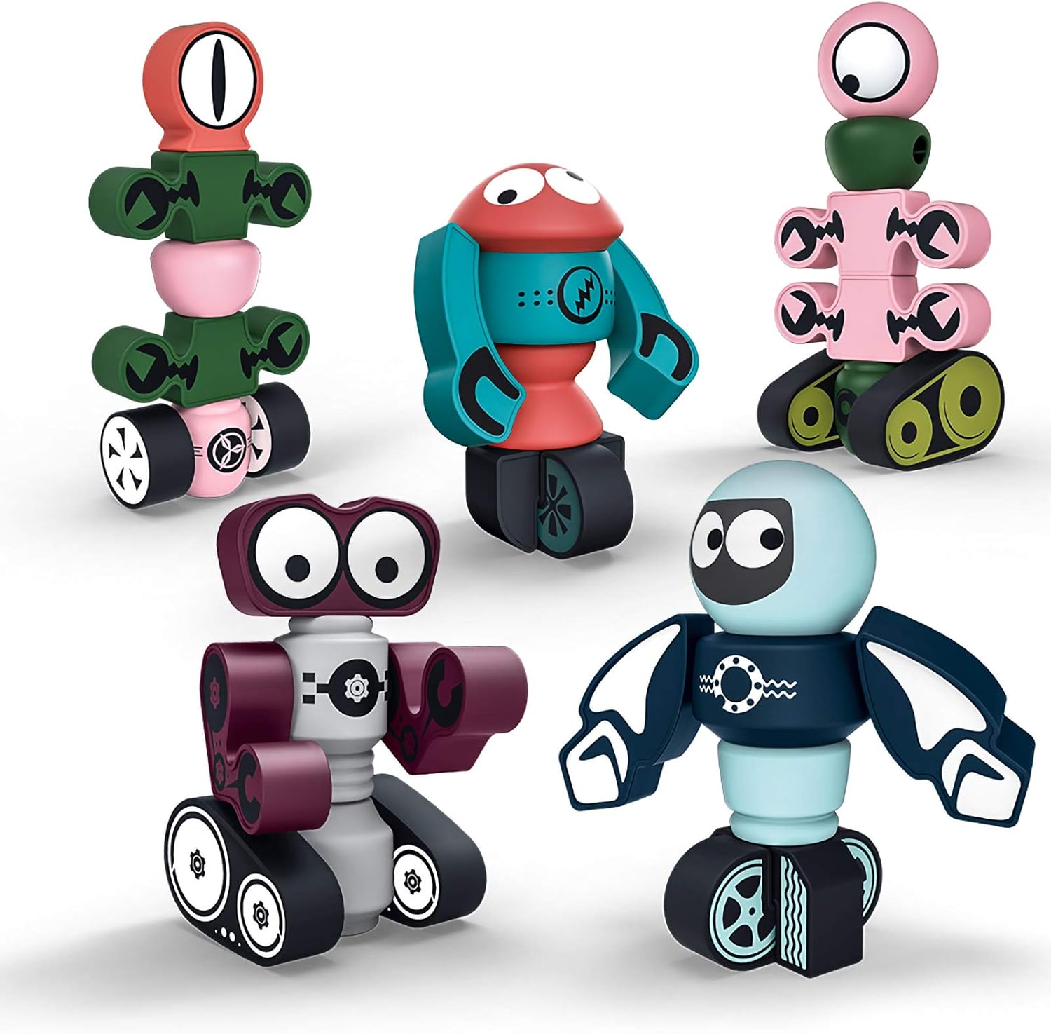 35PCS Magnetic Robots Set for Kids | STEM Educational Playset | TIANLIDA TOYS FACTORY