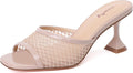 Clear Heels Sandals Transparent Stiletto Heeled Mules - Elegant 2.7in