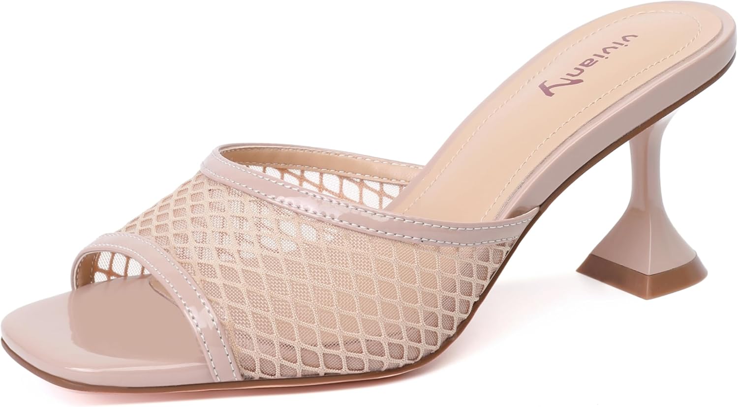 Vivianly Womens Clear Heels Sandals for Elegant Occasions