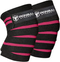 Knee Wraps for Weightlifting - 80 in Elastic Support for Squats