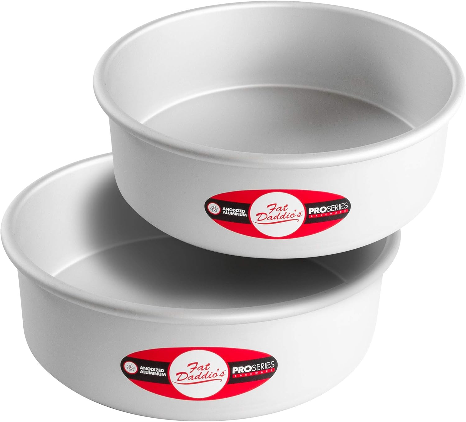 Fat Daddio's Anodized Aluminum Round Cake Pans for Baking