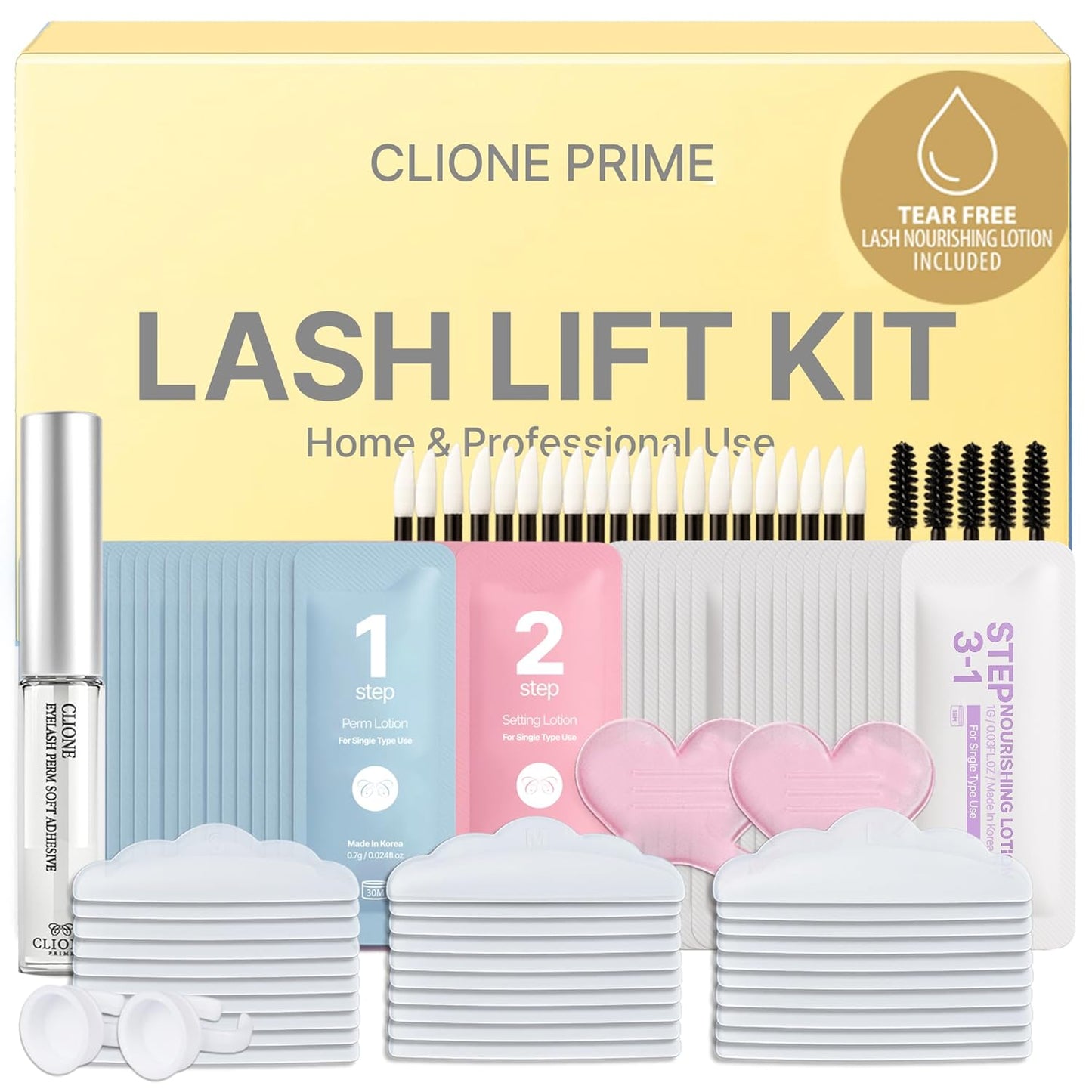 Korean Lash Lift Kit for Beautiful Lashes and Brows at Home