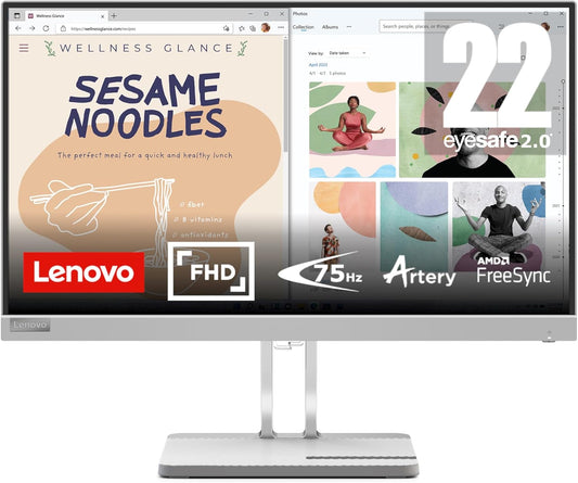 Lenovo L22e-40 Monitor - Crystal Clear FullHD Display