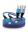 USB Type C Auto Cable for Car 3ft 2Pack - Fast Charging USB A to C